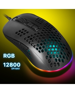 Купить Проводная игровая мышь Defender Shepard GM-620L RGB черный  в E-mobi