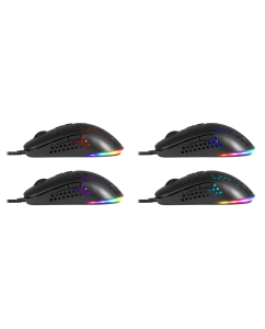 Купить Проводная игровая мышь Defender Shepard GM-620L RGB черный  в E-mobi