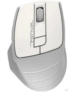 Купить Мышь A4TECH Fstyler FG30S, оптическая, беспроводная, USB, белый и серый fg30s white в E-mobi