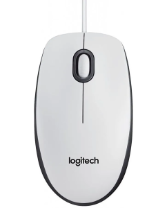 Купить Мышь компьютерная Logitech M100 проводная оптическая светодиодная USB бел 910-006764 в E-mobi