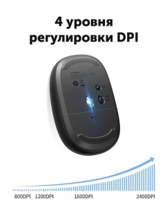 Купить Беспроводная игровая мышь uGreen MU105 синий (90550)  в E-mobi
