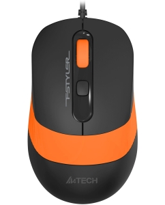 Купить Проводная мышь A4Tech FM10S черный, оранжевый в E-mobi