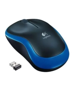 Купить Беспроводная мышь Logitech M185 Gray/Blue (910-002239) в E-mobi