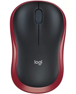 Купить Беспроводная мышь Logitech M185 Red/Black (910-002633) в E-mobi