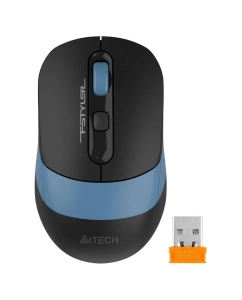Купить Мышь беспроводная A4Tech Fstyler FB10CS black/blue  в E-mobi