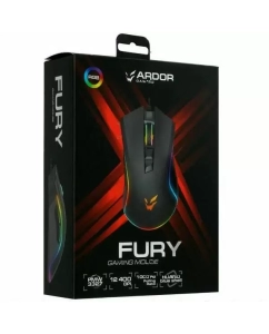 Купить Проводная игровая мышь Ardor Gaming Fury черный (ARD-FURY3327-BK)  в E-mobi