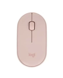 Купить Мышка LOGITECH WRL PEBBLE M350, 910-005575, розовый в E-mobi