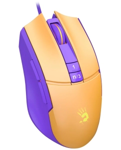 Купить Проводная игровая мышь A4Tech Bloody L65 Max желтый (L65 MAX/ROYAL VIOLET) в E-mobi