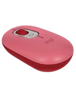 Купить Мышь Logitech Pop Mouse беспроводная, оптическая, 4000 dpi, розовая, 910-006419.  в E-mobi