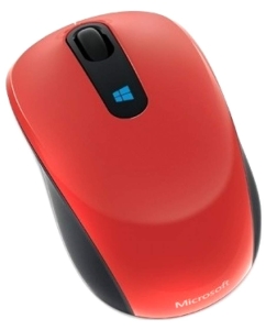 Купить Беспроводная мышь Microsoft Sculpt Mobile Flame Red/Black (43U-00026)  в E-mobi