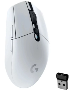 Купить Беспроводная игровая мышь Logitech G304 Lightspeed белый (910-005295)  в E-mobi