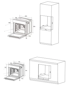 Купить Встраиваемый электрический духовой шкаф Candy COXP06NSB черный  в E-mobi