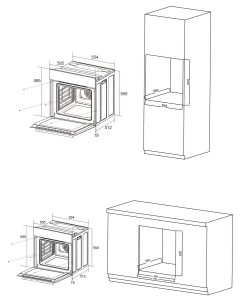 Купить Встраиваемый электрический духовой шкаф Candy COXP06TBX серебристый  в E-mobi