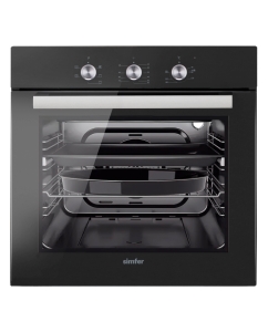 Купить Встраиваемый электрический духовой шкаф Simfer B6ES16016 черный в E-mobi