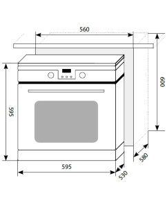 Купить Встраиваемый электрический духовой шкаф LEX EDP 093 WH NEW White  в E-mobi