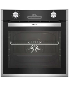 Купить Встраиваемый электрический духовой шкаф HotPoint FE9 824 H IX черный, серый в E-mobi
