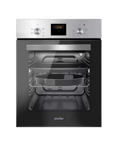 Купить Встраиваемый электрический духовой шкаф Simfer B4EM56016 черный,серебристый в E-mobi