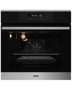 Купить Встраиваемый электрический духовой шкаф Haier HOX-FP3ABX черный, серебристый в E-mobi