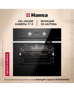Купить Встраиваемый электрический духовой шкаф Hansa BOES694003  в E-mobi