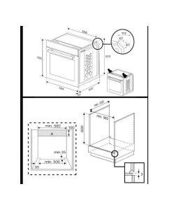 Купить Встраиваемый электрический духовой шкаф HotPoint FE8 S832 JSH IX серебристый  в E-mobi