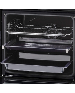 Купить Встраиваемый электрический духовой шкаф Krona QUENDEL 60 BL/S черный  в E-mobi