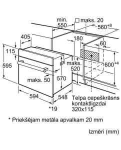Купить Встраиваемый электрический духовой шкаф Bosch HBF113BV1S белый  в E-mobi