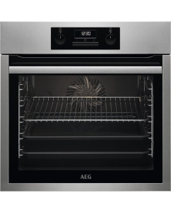 Купить Встраиваемый электрический духовой шкаф AEG BCS331150M серебристый в E-mobi