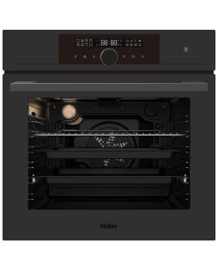 Купить Встраиваемый электрический духовой шкаф Haier HOX-FP5RAGG черный в E-mobi