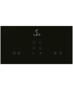Купить Встраиваемая варочная панель электрическая LEX EVH 640B BL черный  в E-mobi