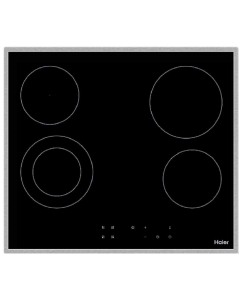 Купить Встраиваемая варочная панель электрическая Haier HHX-C64DFB черный в E-mobi