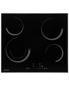 Купить Встраиваемая варочная панель электрическая Krona ORSA 60 BL/S черный, серебристый в E-mobi