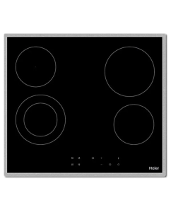 Купить Встраиваемая варочная панель электрическая Haier HHX-C64TDFB черный в E-mobi