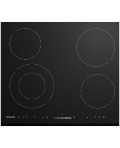 Купить Встраиваемая варочная панель электрическая HotPoint HR 6T2 B S черный в E-mobi