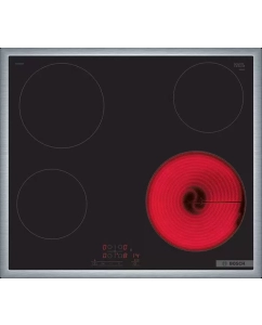 Купить Встраиваемая варочная панель электрическая Bosch PKE645BB2E черный в E-mobi