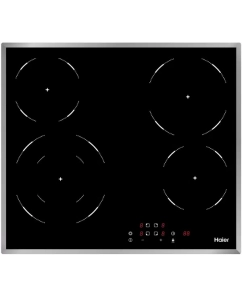 Купить Встраиваемая варочная панель электрическая Haier HHY-C64DFB черный в E-mobi