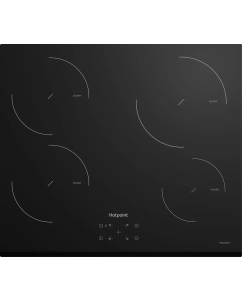 Купить Встраиваемая варочная панель индукционная HotPoint HQ 1460S BF черный в E-mobi