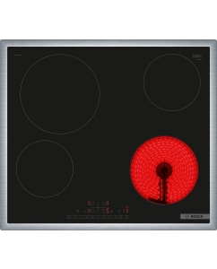 Купить Встраиваемая варочная панель электрическая Bosch PKE645FP2E черный в E-mobi