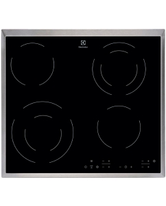 Купить Встраиваемая варочная панель электрическая Electrolux EHF6342XOK черный в E-mobi