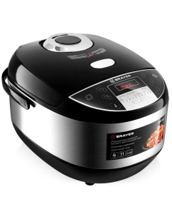 Купить Мультиварка Brayer BR2402 серебристая, черная  в E-mobi