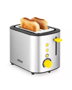 Купить Тостер Kitfort КТ-6027 серебристый в E-mobi