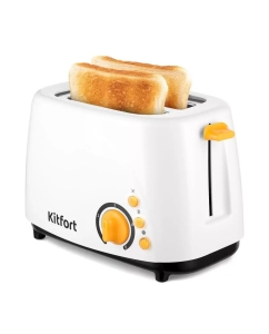 Купить Тостер Kitfort КТ-6205 белый в E-mobi