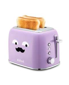 Купить Тостер Kitfort КТ-6218-3 фиолетовый в E-mobi