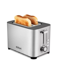 Купить Тостер Kitfort КТ-6099 серебристый в E-mobi