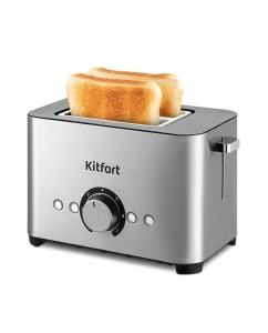 Купить Тостер Kitfort КТ-6211 серебристый в E-mobi