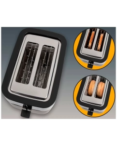 Купить Тостер Profi Cook PC-TA 1244 inox черный  в E-mobi