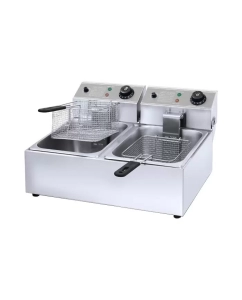 Купить Фритюрница Viatto EF-8L-2-B серебристый в E-mobi