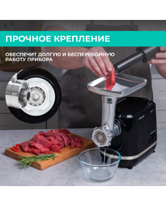 Купить Электромясорубка Timberk T-MG45M03 450 Вт черная  в E-mobi