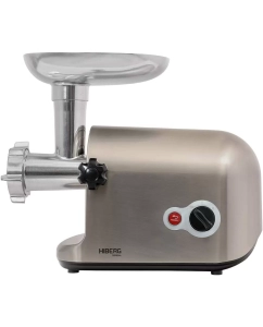 Купить Электромясорубка Hiberg MG 400 X 400 Вт серебристый в E-mobi