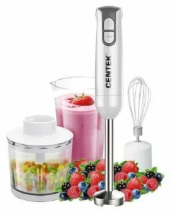 Купить Погружной блендер Centek CT-1336 белый, серый в E-mobi