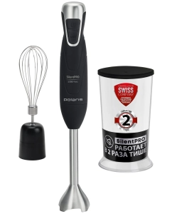 Купить Погружной блендер Polaris PHB 1379 Silent черный; серебристый в E-mobi